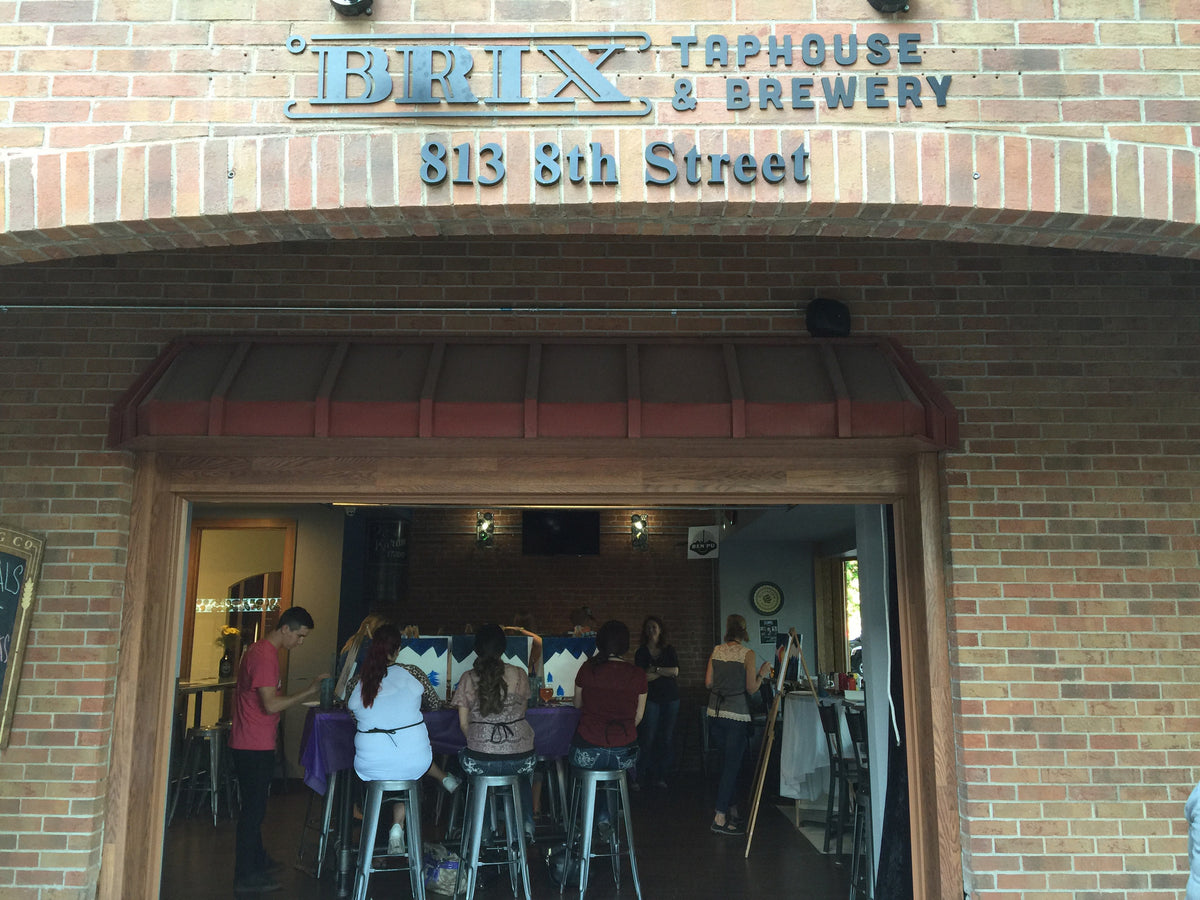 Painting and Pints: &quot;Garnet Petals&quot; at Brix Taphouse &amp; Brewery (Greeley)