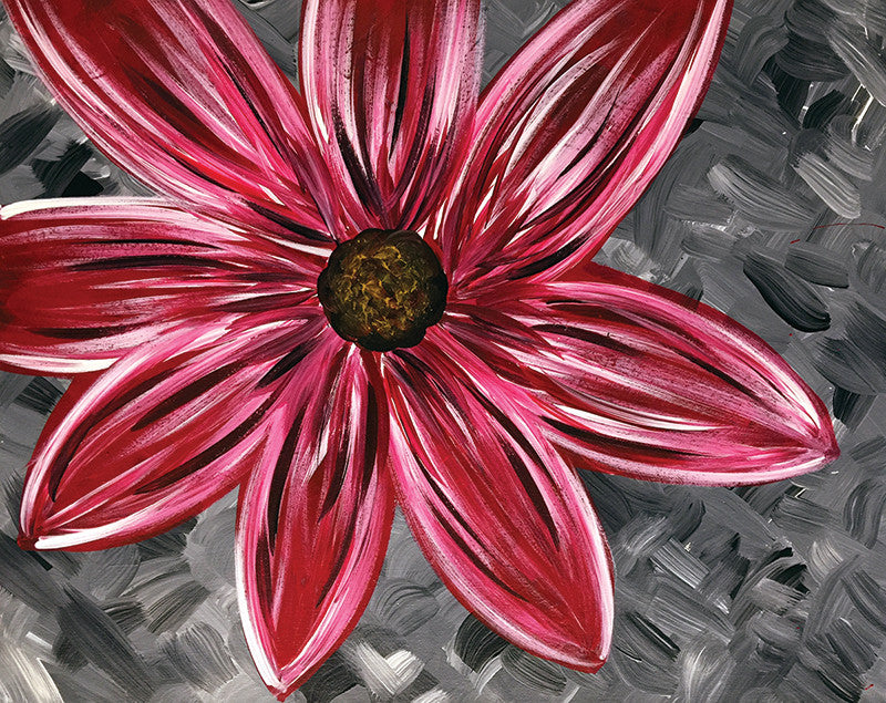 Painting and Pints: &quot;Ruby Petals&quot; at Big Thompson Brewery