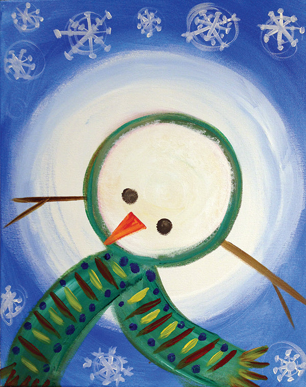 Snowman Top Paint-at-Home Kit