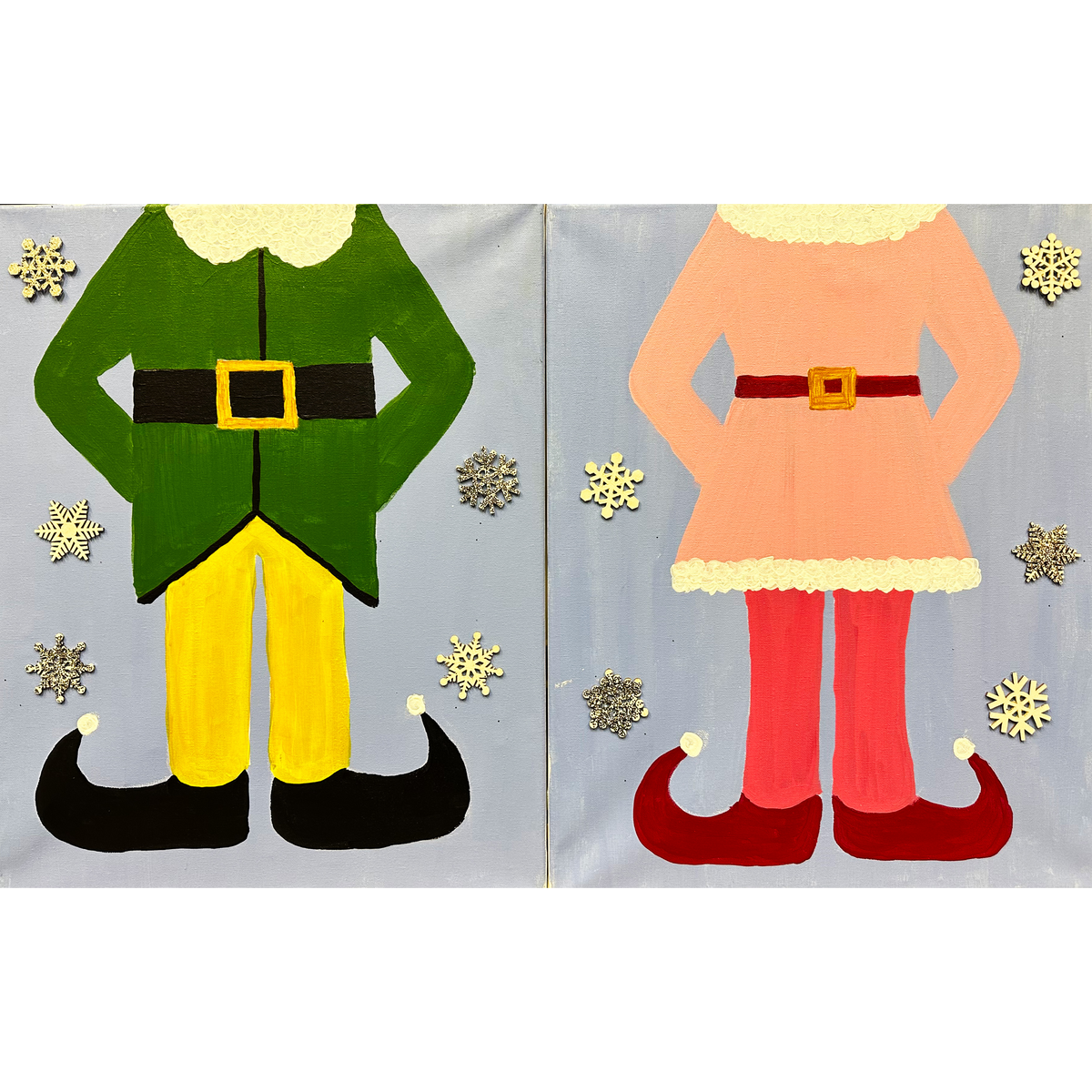 Date Night: Buddy &amp; Jovie&#39;s Elf Love Painting &amp; Trivia
