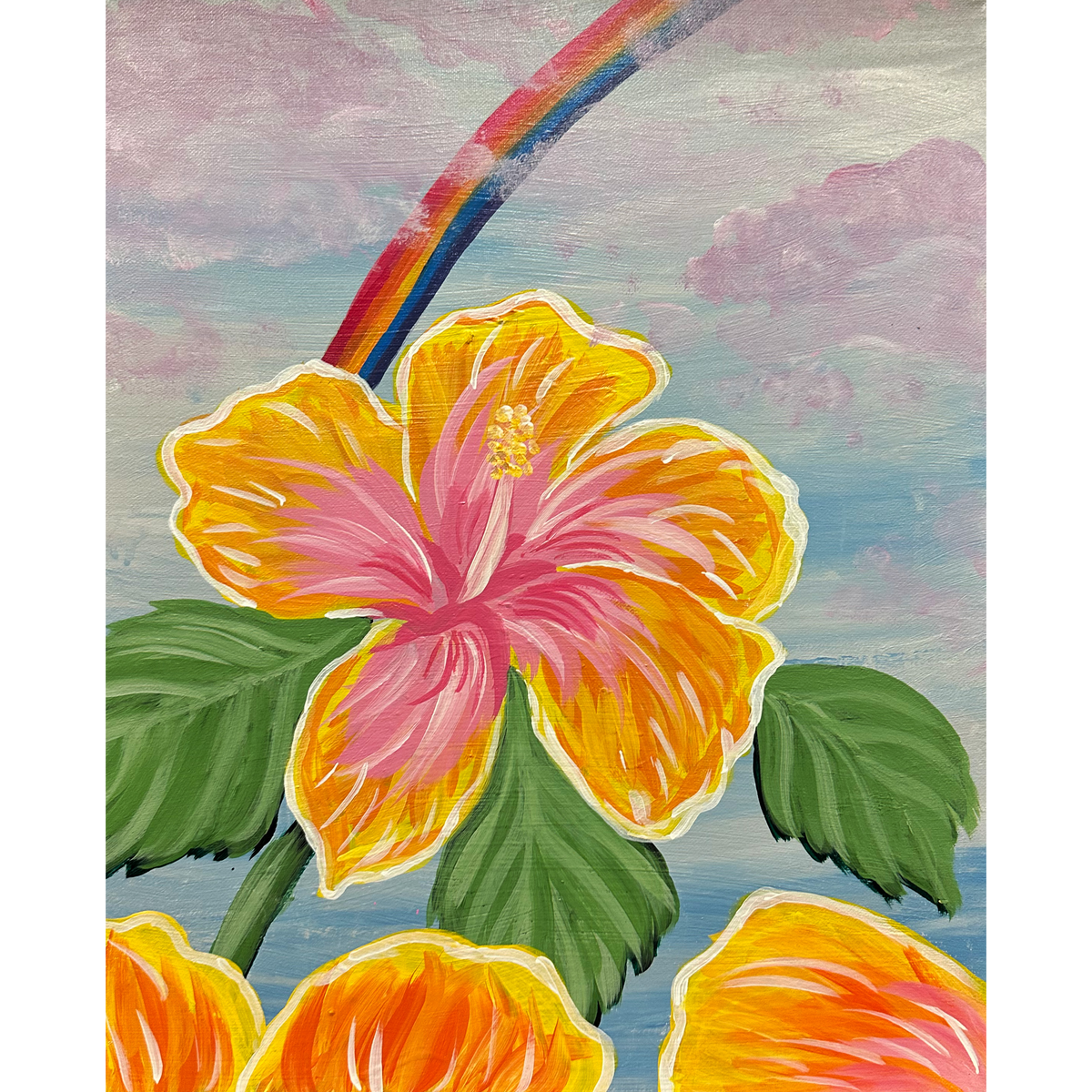 Sun-Kissed Hibiscus