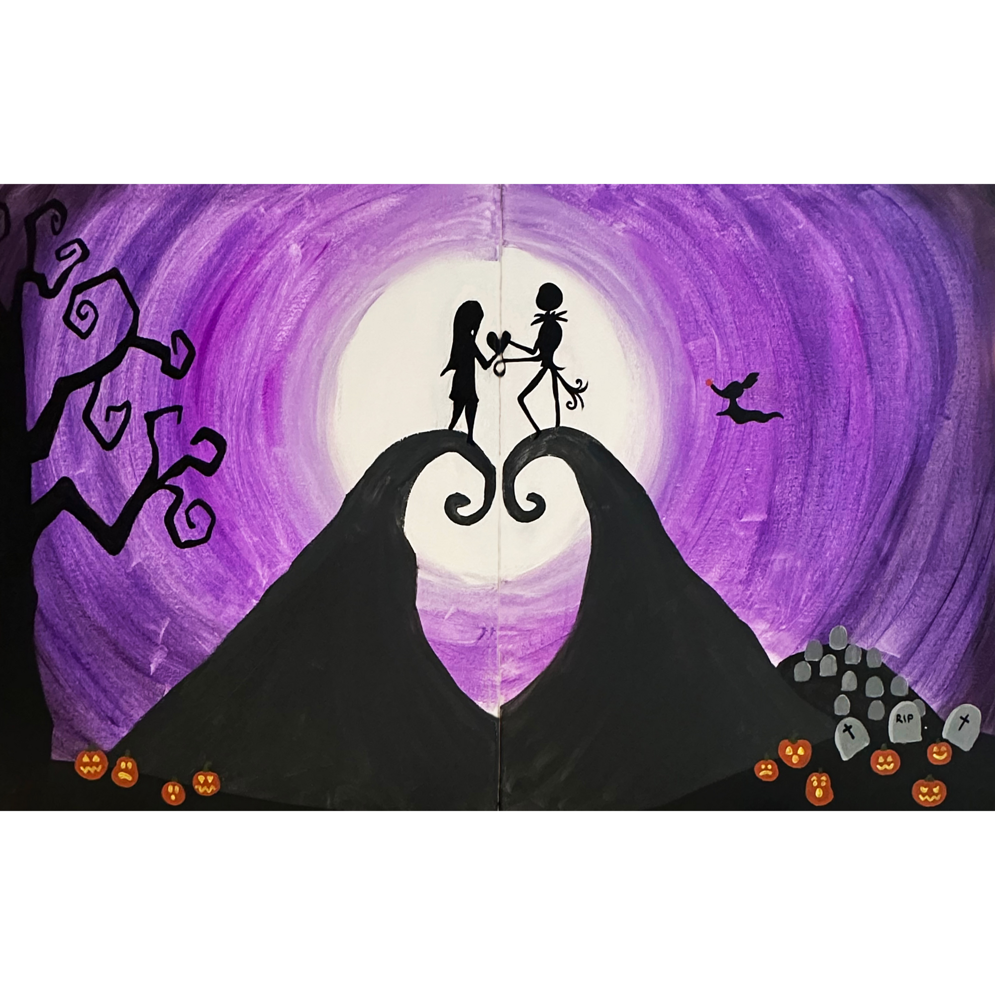 Partner Paint: Love In Halloween Town