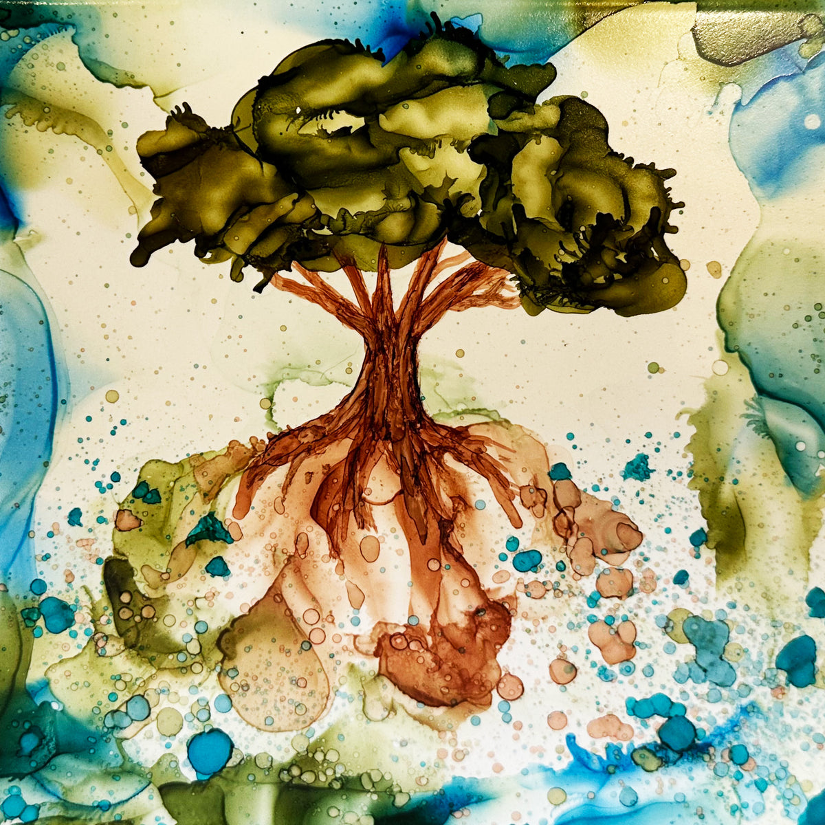 Alcohol Ink Painting