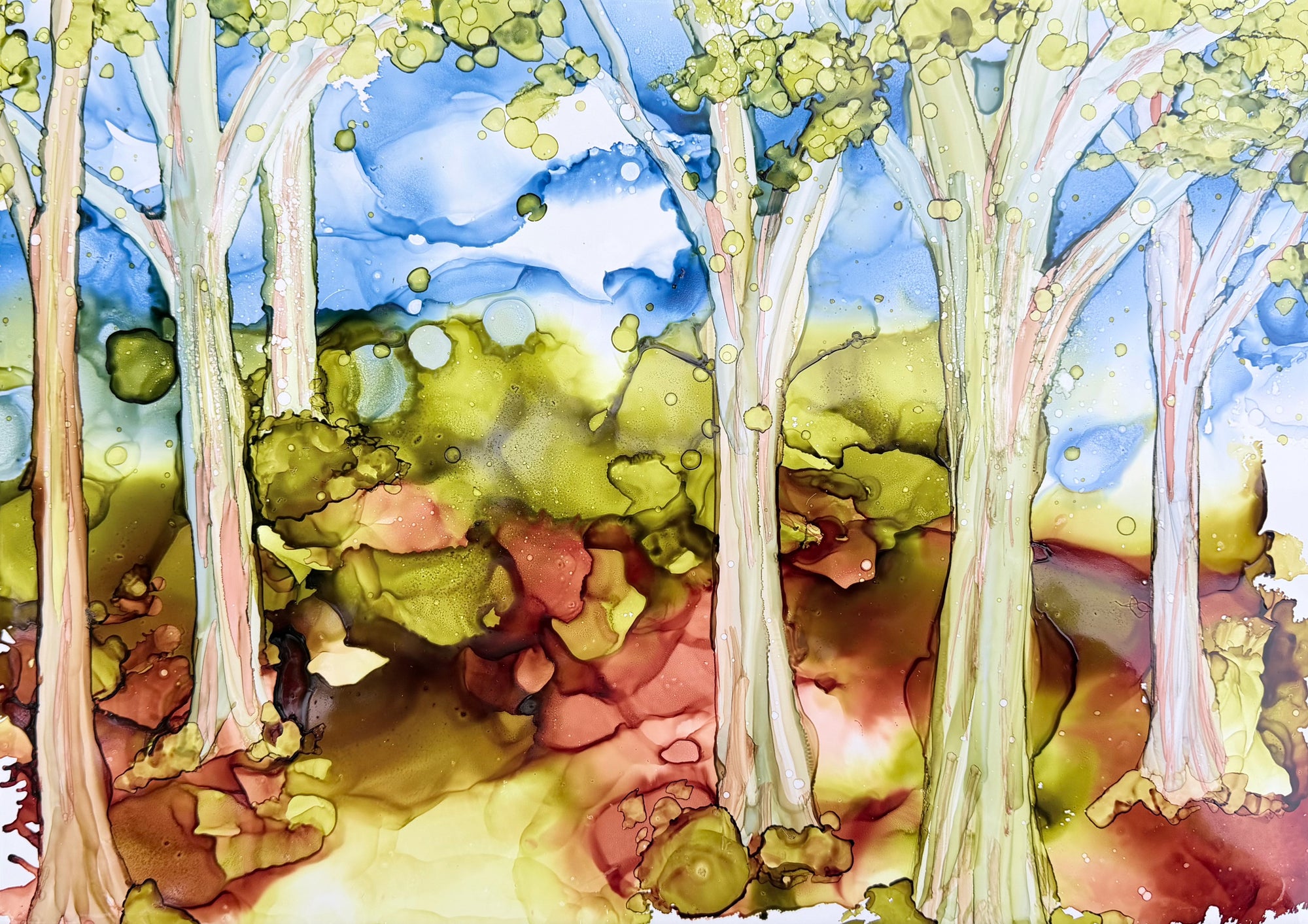 Alcohol Ink Painting @ 4pm