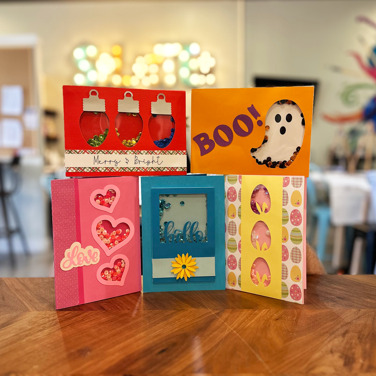 Shaker Cards