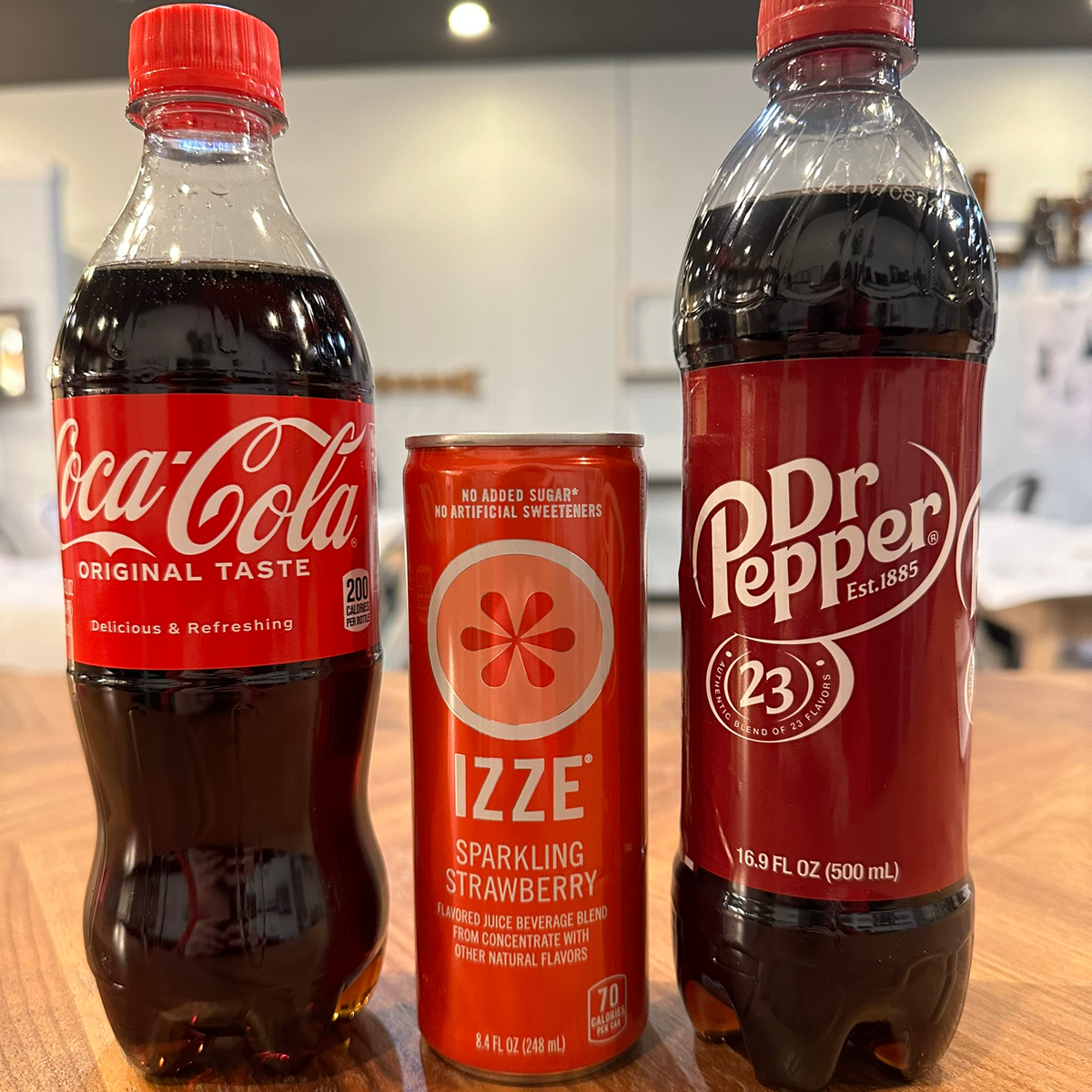 Soda//Izze//Hot Cocoa