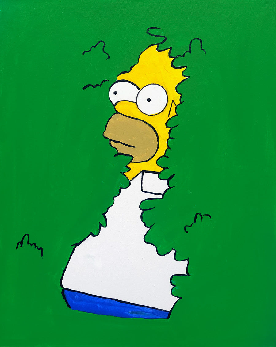 Homer Meme Painting &amp; Trivia