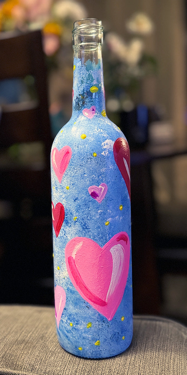 Valentine&#39;s Wine Bottles