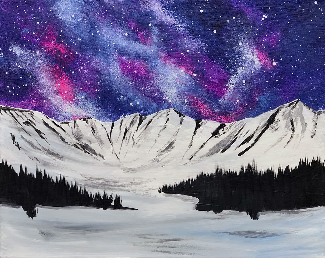 Mountain Galaxy Sky