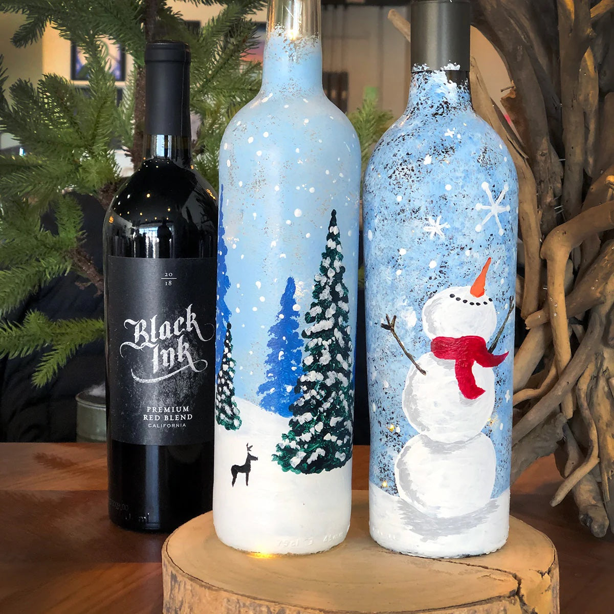 Holiday Wine Bottles