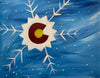 Colorado Snowflake Paint-at-Home Kit