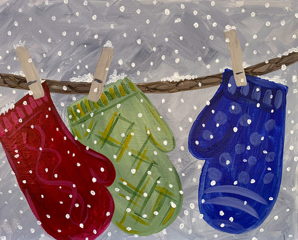 Cozy Mittens Paint-at-Home Kit