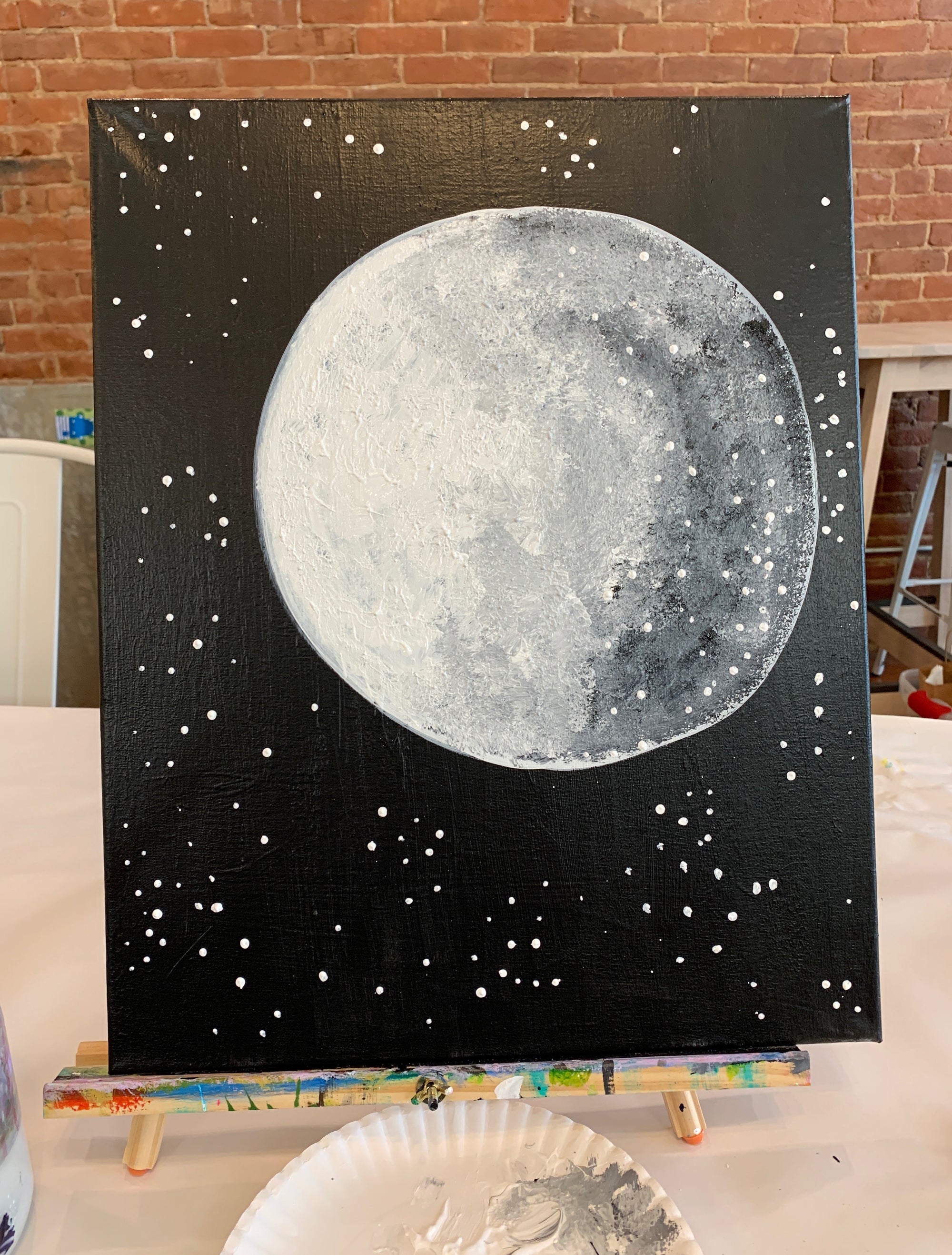 Full Moon Paint-at-Home Kit - Studio Vino Paint & Sip