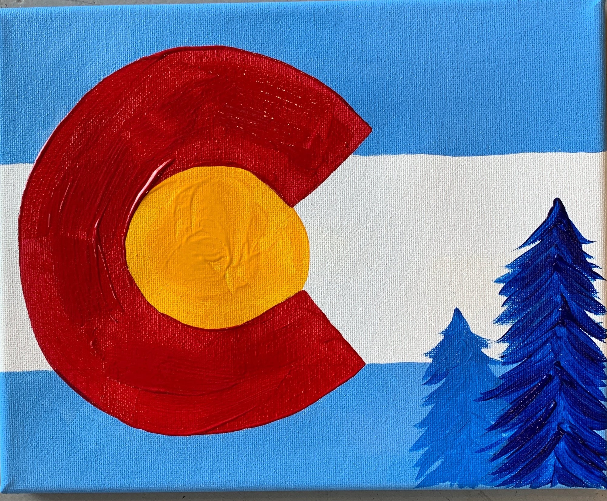 Colorado 8X10 Paint-at-Home Kit - Studio Vino Paint & Sip