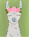 Spring Llama Paint-at-Home Kit