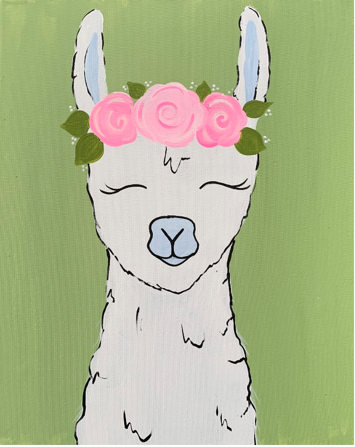 Spring Llama Paint-at-Home Kit