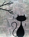 Black Cat Collage