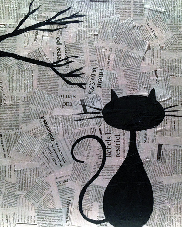 Black Cat Collage