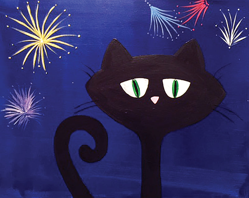 Fireworks Kitty