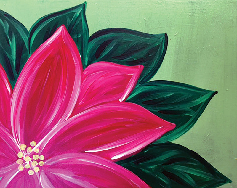 Painting and Pints: &quot;Winter Bloom&quot; at Climb Hard Cider