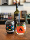 Spooky Wine Glass Painting