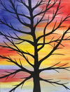 Painting and Pints: &quot;Sunset Branches&quot; at Climb Hard Cider