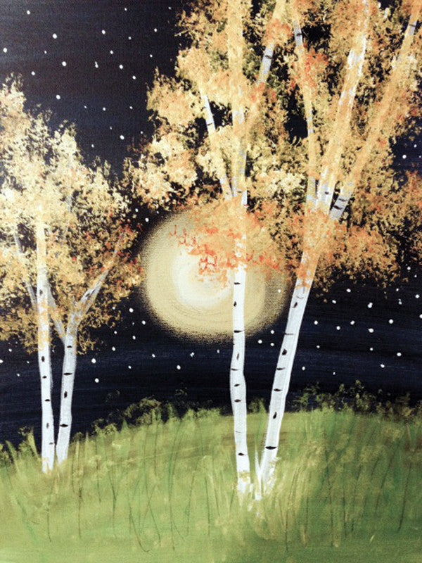 Painting, Pizza, and Pints: &quot;Moonrise&quot; at Verboten
