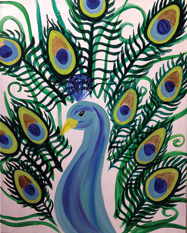 Painting and Pints: &quot;Proud Plumes&quot; at Verboten Brewing