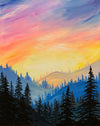 Misty Mountain Dusk