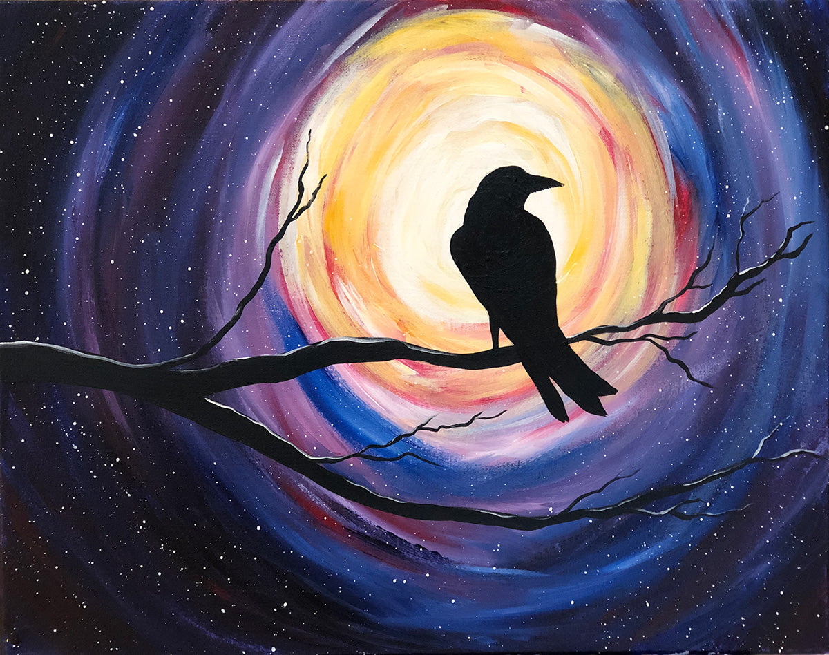 Snow Birds Paint-at-Home Kit - Studio Vino Paint & Sip