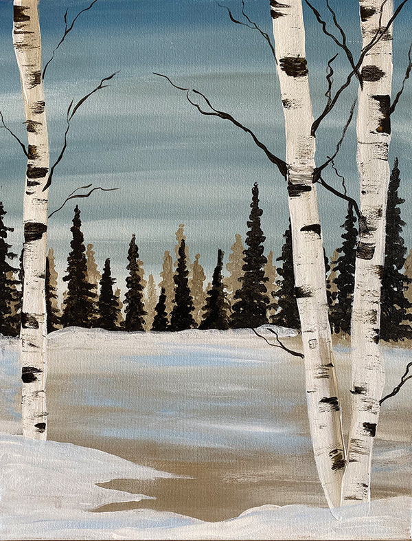 Snowy Aspen