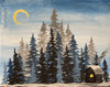 Winter Forest Cabin