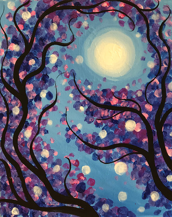 Painting and Pints: &quot;Moon Flowers&quot; at Verboten Brewing