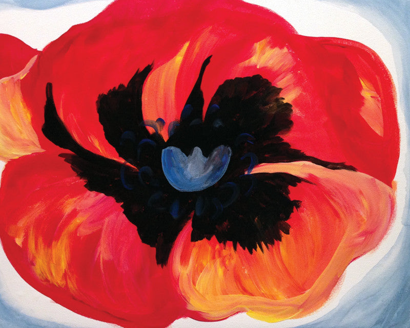 Painting &amp; Pints: &quot;O&#39;Keefe Poppy&quot; at Brix Taphouse &amp; Brewery (Greeley)