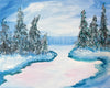 Snowy Pines