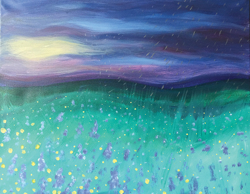 Painting &amp; Pints: &quot;Spring Rain&quot; at Brix Taphouse &amp; Brewery (Greeley)