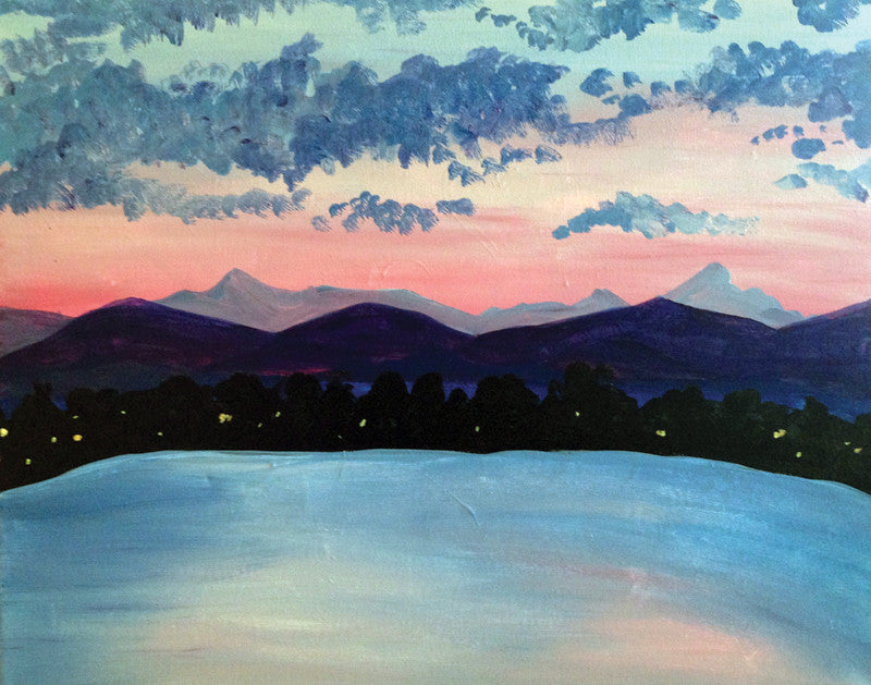 Painting and Pints: &quot;Loveland Sunset&quot; at Climb Hard Cider