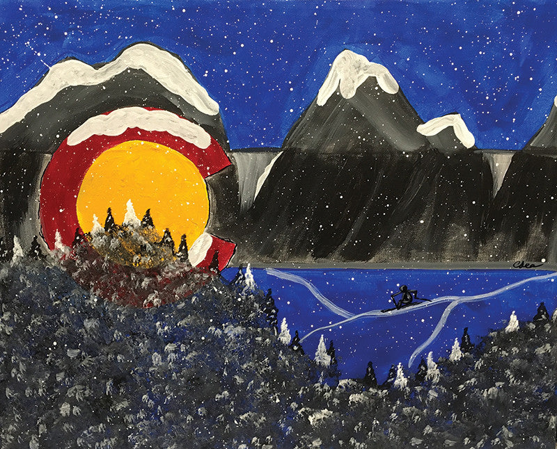 Painting and Pints: &quot;Colorado Winter&quot; at Brix Taphouse &amp; Brewery (Greeley)