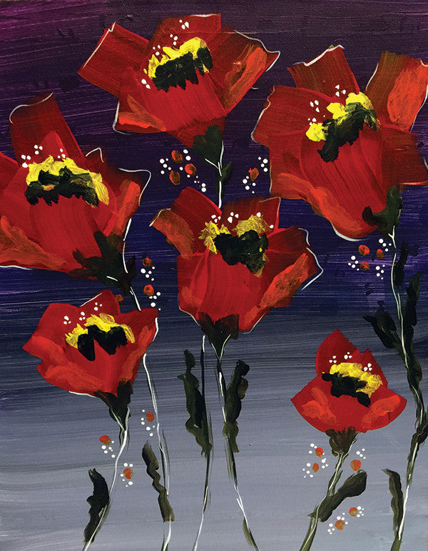 Painted Poppies