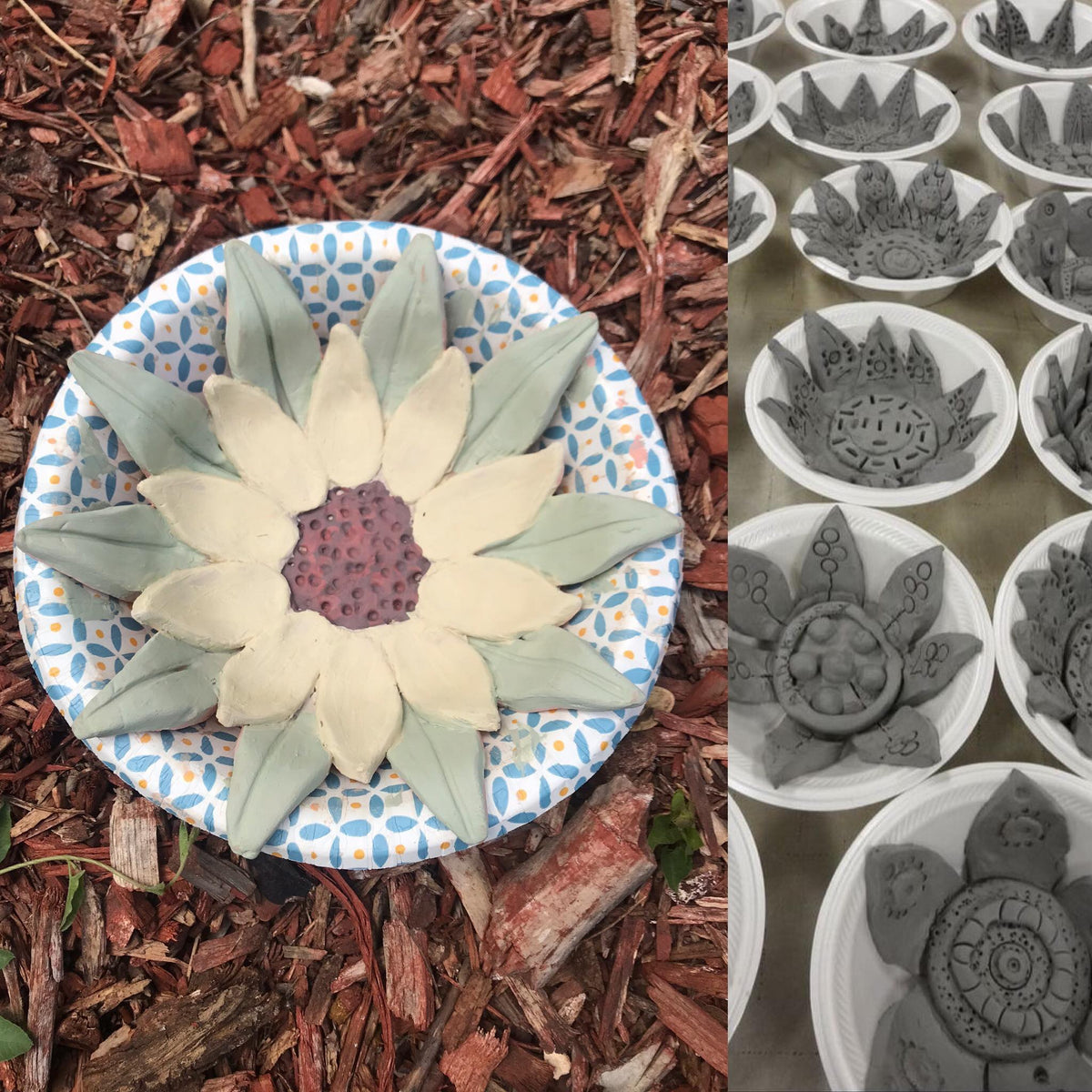 Sunflower Bowl Ceramic Project: July