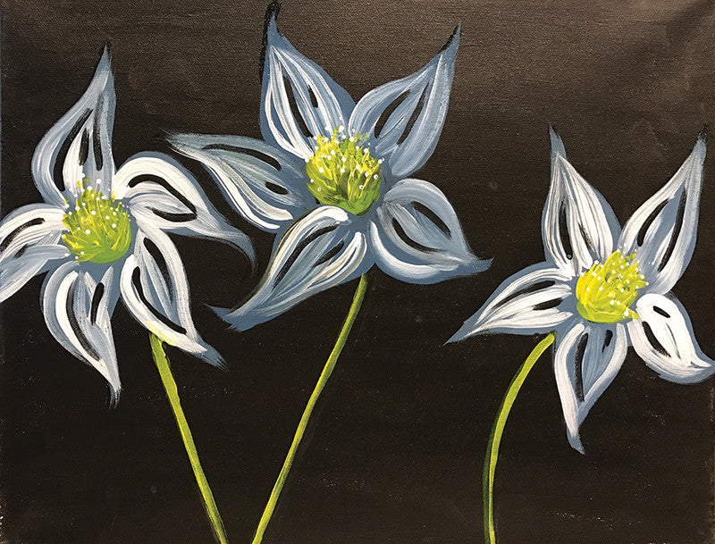 Painting and Pints: &quot;Frosted Petals&quot; at Climb Hard Cider