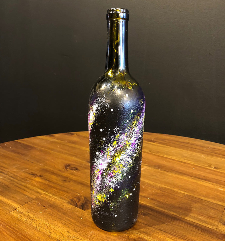 Wine Wednesday: Galaxy Wine Bottle