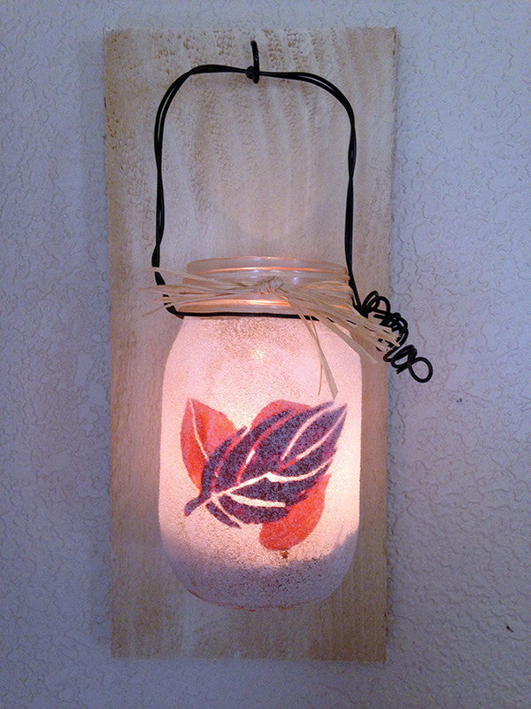 Crafts &amp; Cocktails: Autumn Sconce