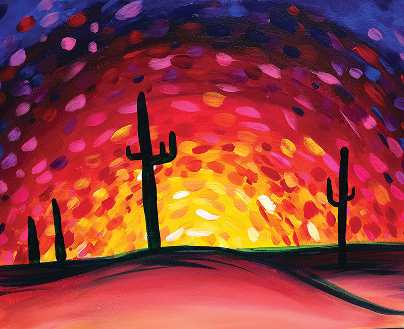 Painting and Pints: &quot;Desert Sunset&quot; at City Star Brewing (Berthoud)
