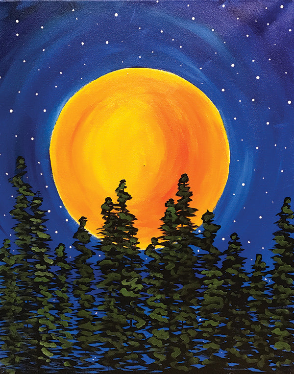 Painting and Pints: &quot;Rising Moon&quot; at City Star Brewing (Berthoud)
