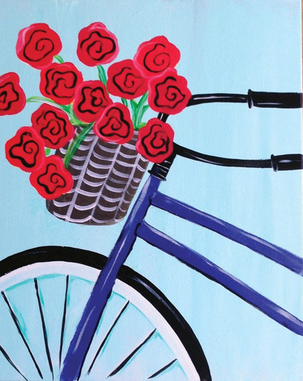 Painting and Pints: &quot;Basket of Blooms&quot; at Climb Hard Cider