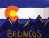 Painting and Pints: &quot;Go Broncos&quot; at Loveland Aleworks