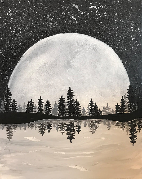 Painting and Pints: &quot;Magnificent Moon&quot; at Loveland Aleworks