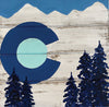 Colorado Blue Wood Pallet
