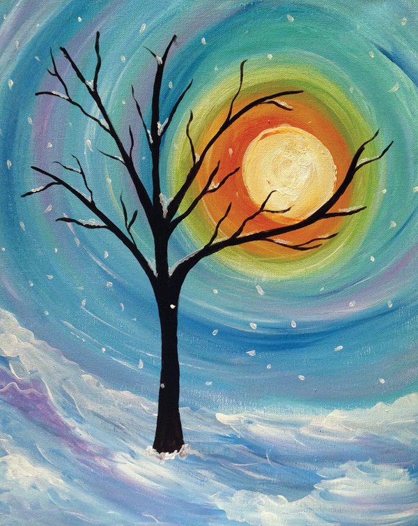 Painting and Pints: &quot;Snowfall&quot; at Brix Taphouse &amp; Brewery (Greeley)